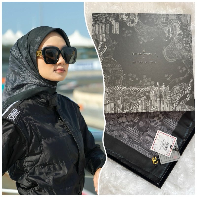 Buttonscarves The Grand Prix Square