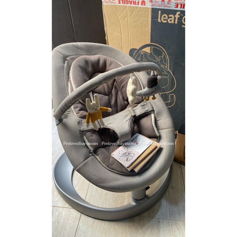 Nuna Leaf Grow SEGEL Bouncer Nuna Leaf Grow Bouncher Preloved Bouncer Nuna Leaf Grow Nuna bouncer Ay