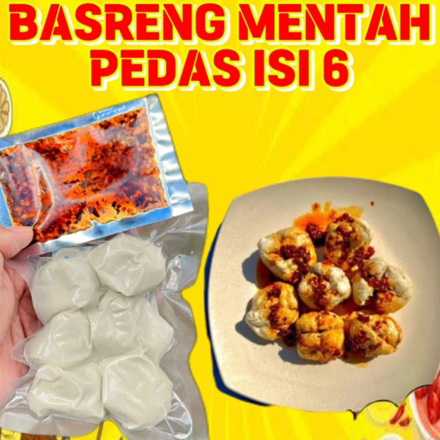 

BASRENG MENTAH 6 BUTIRMEDOK PLUS CHILI OIL SACHET VIRAL