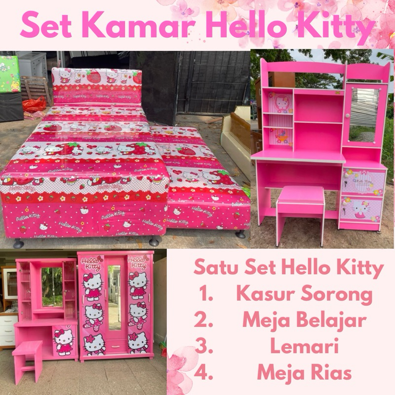 Set Hello Kitty / Set kamar Hello Kitty