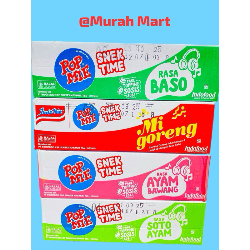 

(1 DUS ISI 12 CUP) POP MIE MINI