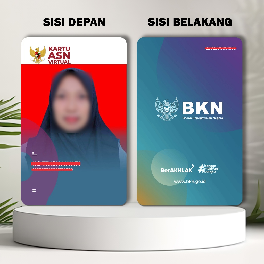 

Cetak Kartu ASN Bahan PVC