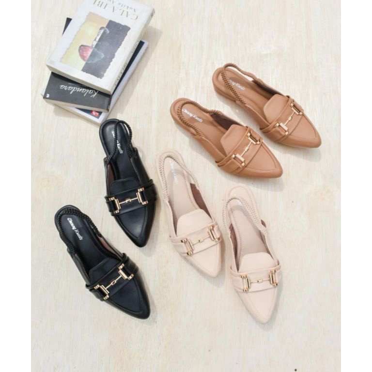 KODE W57D CHEUNG KUEDZ  ANDIVA  SANDAL HAK TALI BELAKANG