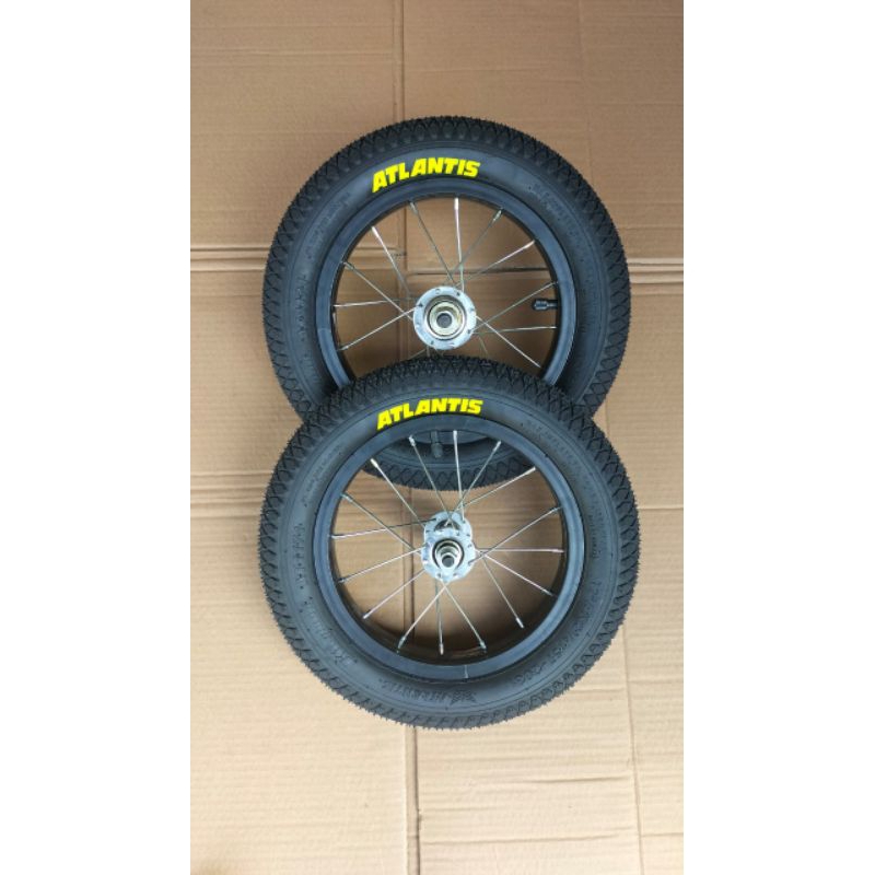Pelek sepeda anak 12 inches alloy sepasang