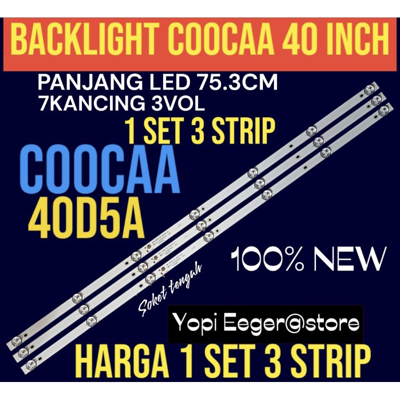 BACKLIGHT TV LED COOCAA 40 INCH 40D5A-40TB1000 BACKLIGHT TV LED COOCAA 40 INCH