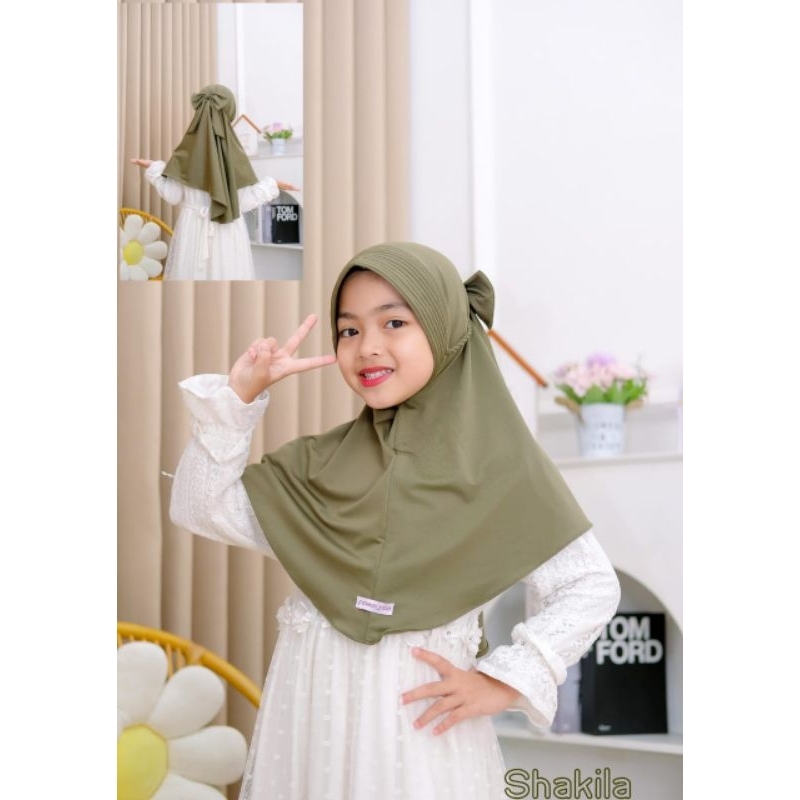 Mihran kids | Bergo ria ricis pita anak|Jilbab anak lucu| Jilbab anak 3-10 Tahun|Jilbab anak SD|Hija