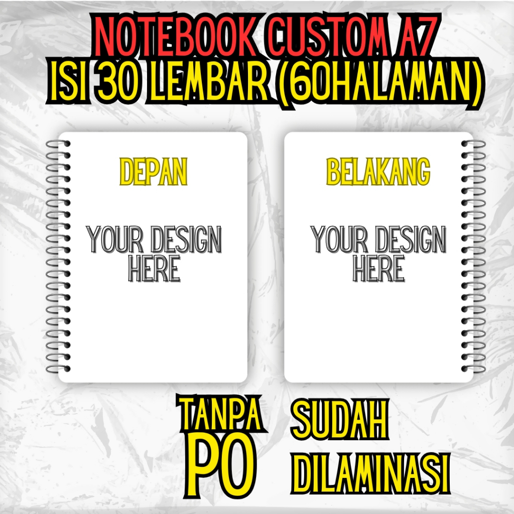 

NOTEBOOK CUSTOM MINI UKURAN A7 SOUVENIR EVENT