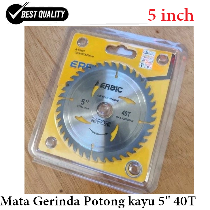 Mata Gerinda Potong Kayu Triplek 5inch Mata Mesin gergaji kayu Sirkel 5 inch Circular Saw blade Arbo