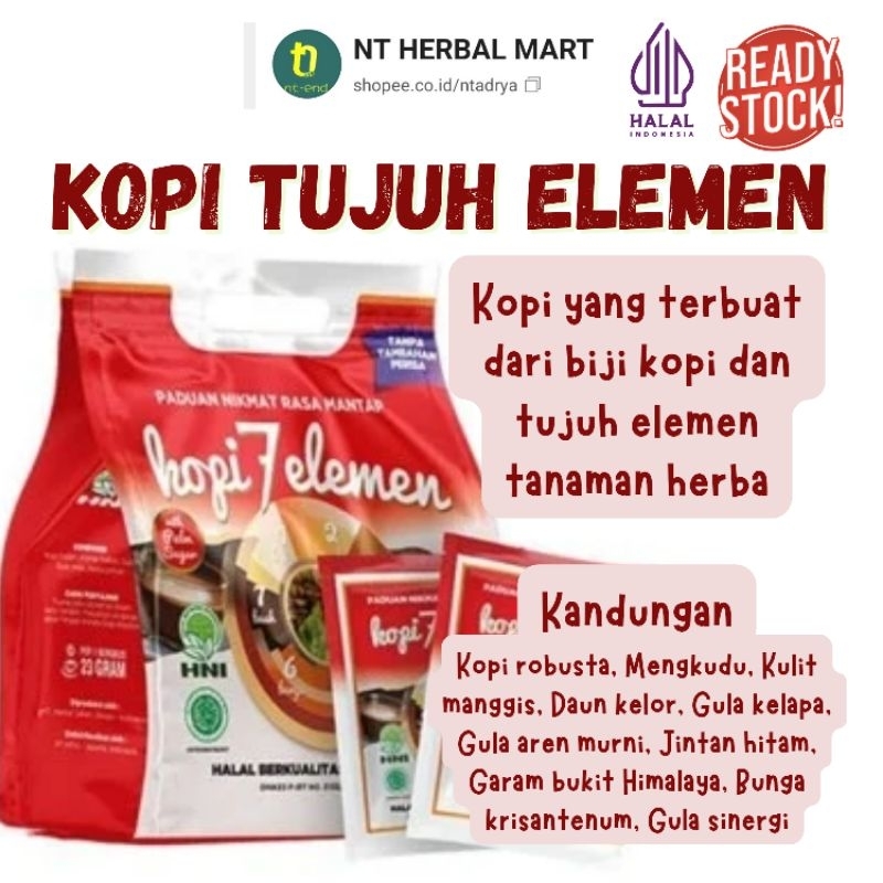 

KOPI SEVEL KOPI TUJUH ELEMEN KOPI PENAMBAH STAMINA KOPI HERBAL ORIGINAL 100%