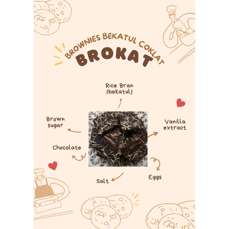 

Brownies Bekatul | Brownies Krispi | Brownies Coklat