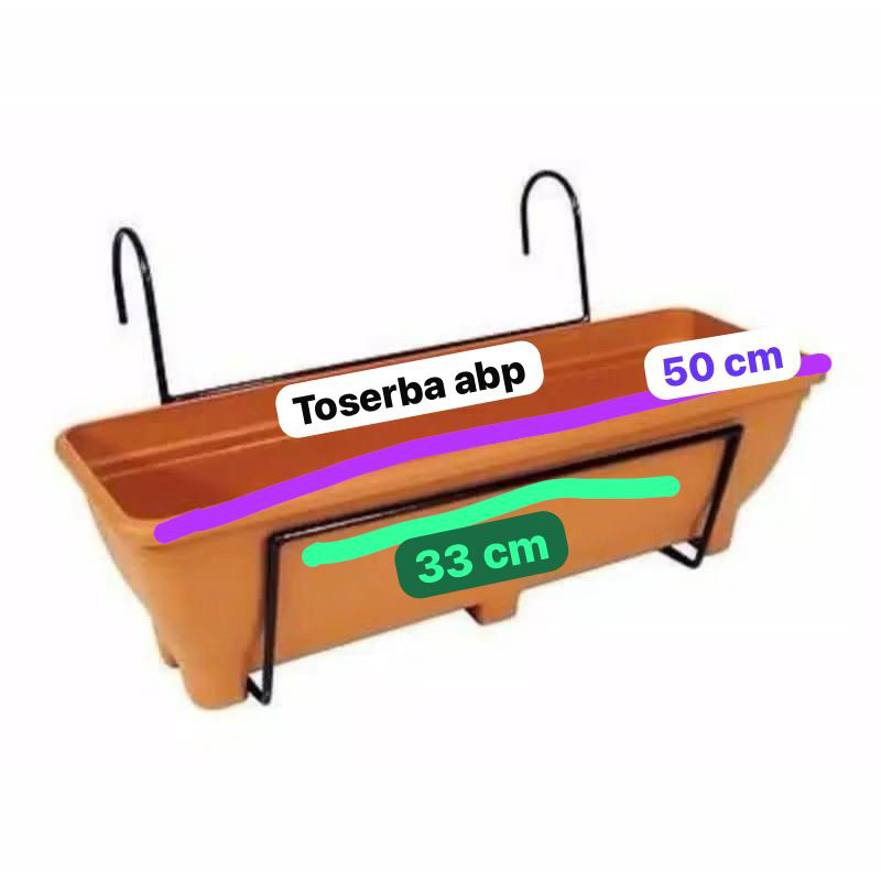 rak pot bunga/ rak tempel pagar/ rak pot gantung / gantungan pagar model bulat