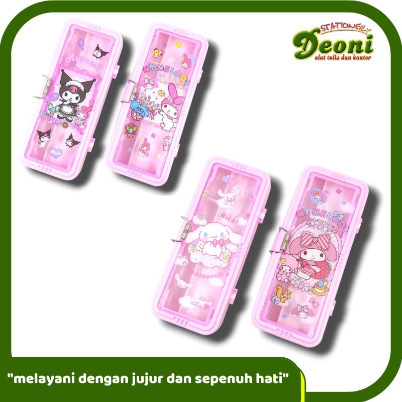 

Kotak Pensil Plastik / Pensil Case Melody Kuromi Cinnamoroll 1532