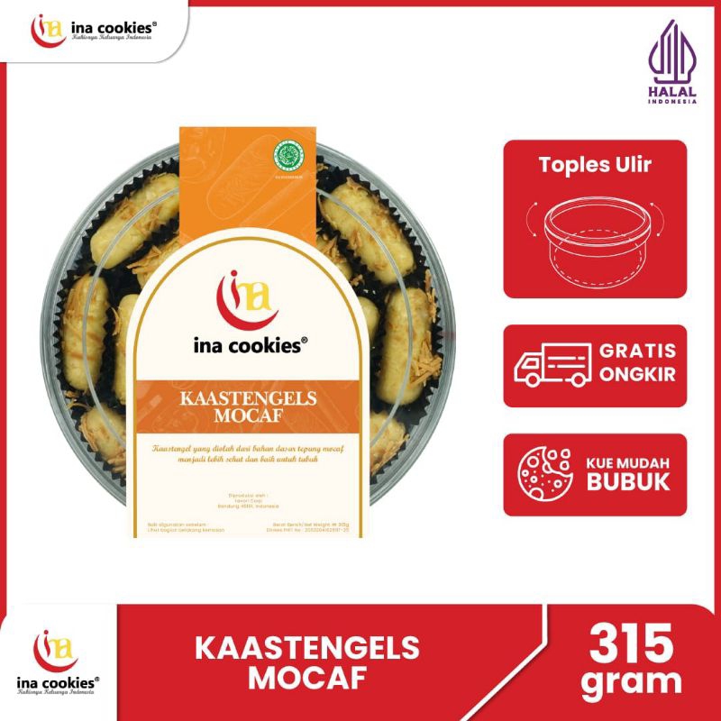 

INA COOKIES Reguler Kaastengels Mocaf