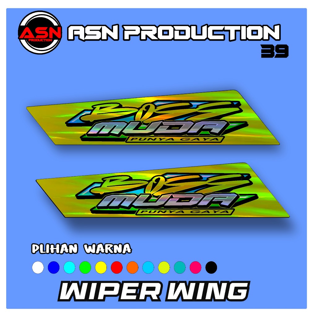 WIPER WING VARIASI UNTUK MOBIL PICK UP VARIASI WIPER GRANDMAX,L300 ,CARRY,TRAGA.KIJANG.PANTHER KD 03