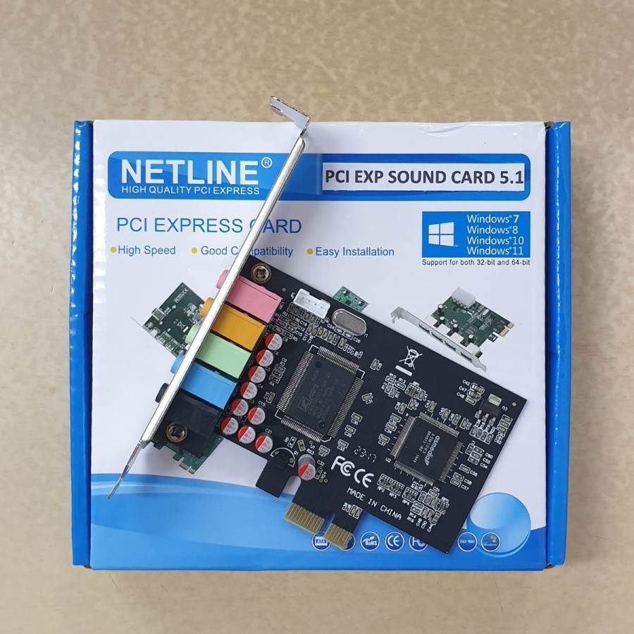 Netline PCI Express PCIE Sound Card 5.1/PCI Express Sound Card 7.1