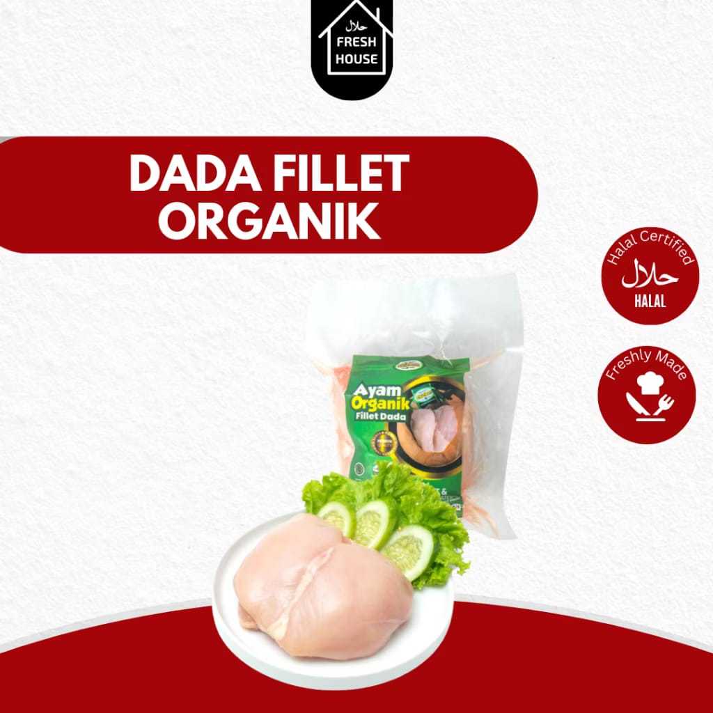 

AYAM DADA FILLET ORGANIK FROZEN 1KG