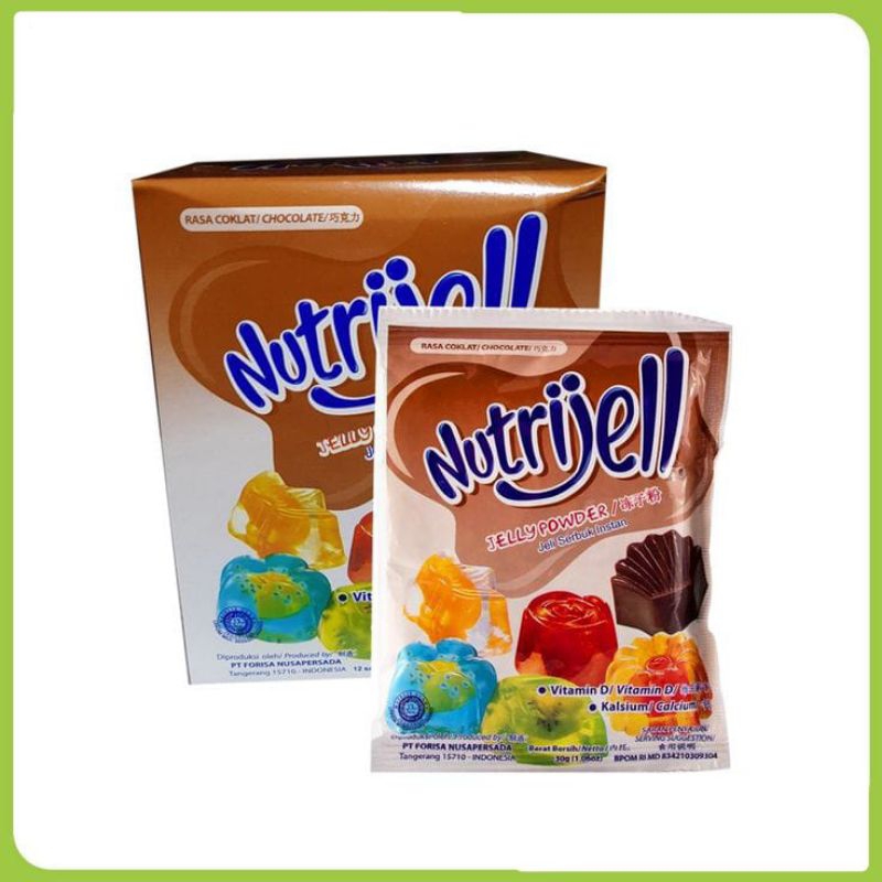 

NUTRIJELL jelly powder rasa coklat