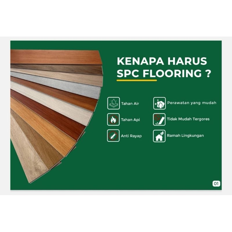Deluxe Spc Lantai - Spc Floor - Lantai Spc - Lantai Vinyl