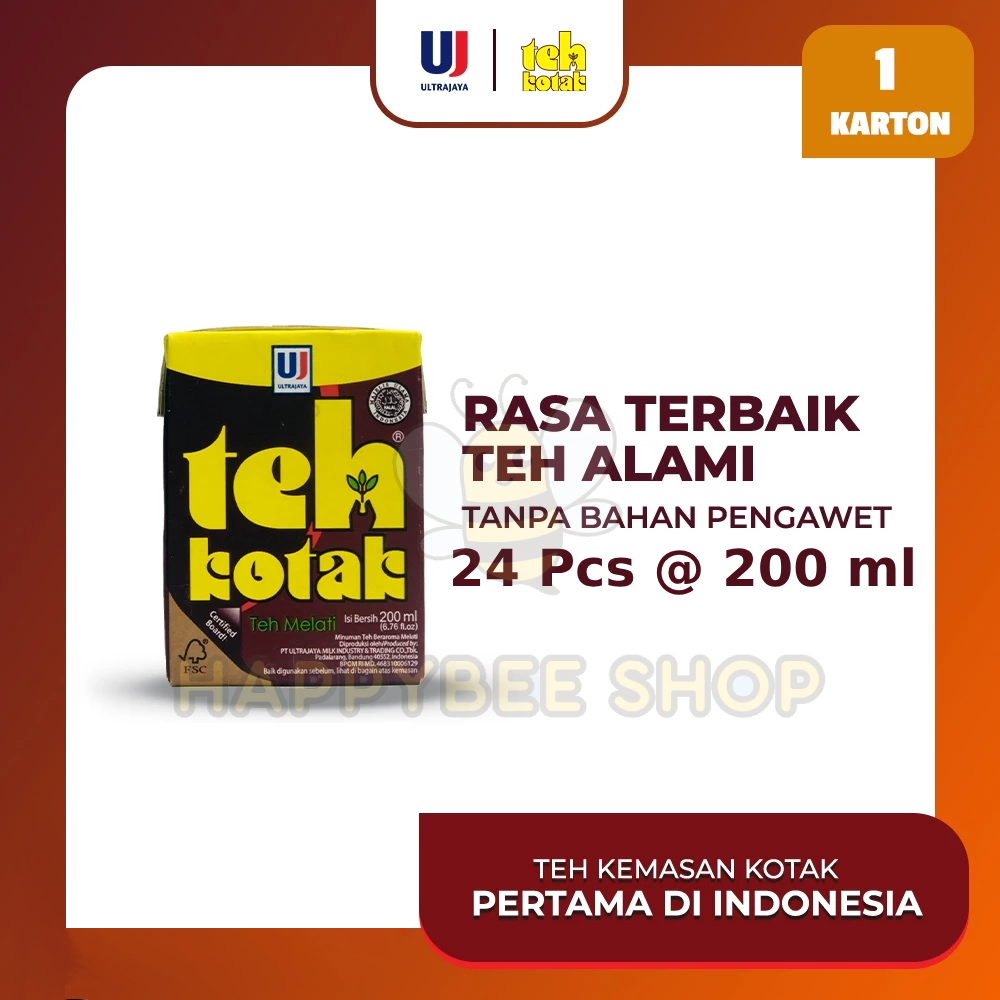 

Teh Kotak Jasmine Regular 200 ml | 300 ml | 300 ml Aneka Rasa [1 Dus isi 24 Pcs]