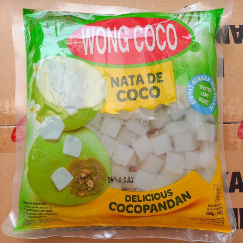 

Wong coco nata de coco 800 gram