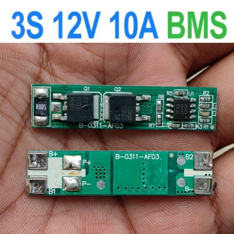 Cabutan: BMS 3S 12.6V 10A Papan Modul PCB Pelindung Charger Baterai Lithium 18650