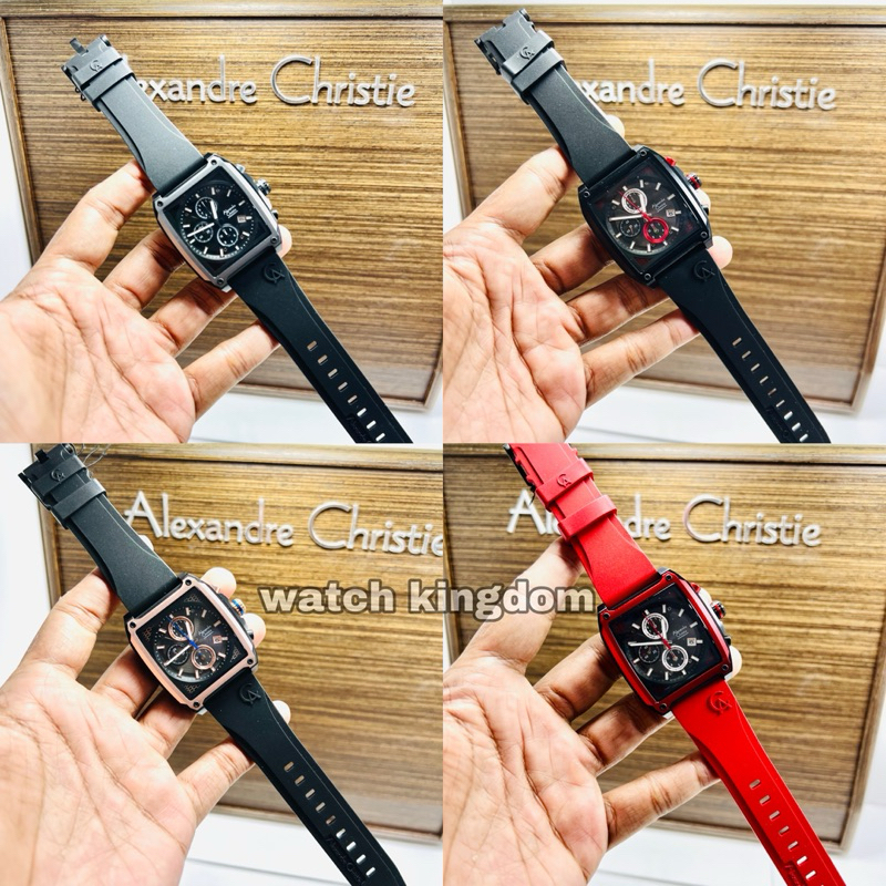 Model Baru  Alexandre Christie Ac6614 Jamtangan Pria sport original garansi (Free Totebag)