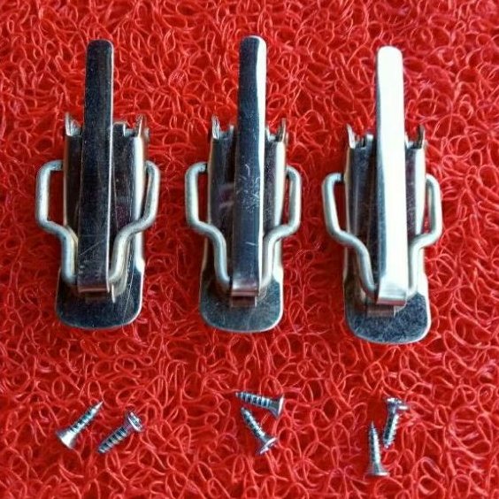 klem koper lidah silver klem tebok sangkar burung penjepit tebok sangkar kandang burung