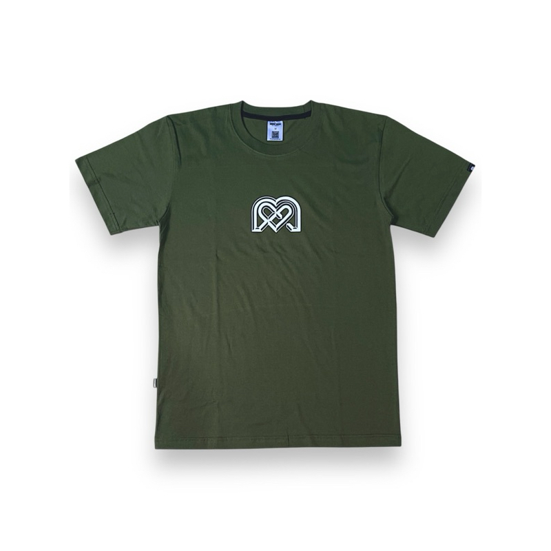 Tshirt Green Olive Logo vintage arabic