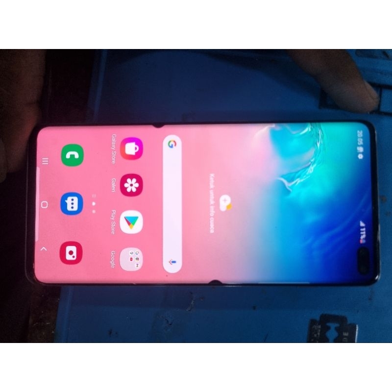 lcd samsung s10 plus copotan original