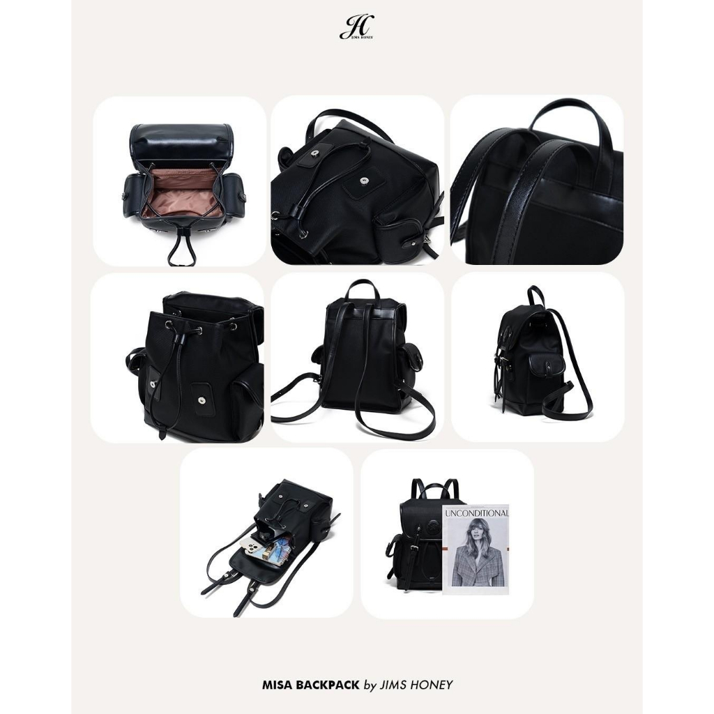 JIMS HONEY FOREVER Tas Ransel Misa Backpack Tas Laptop Wanita Terbaru 2025
