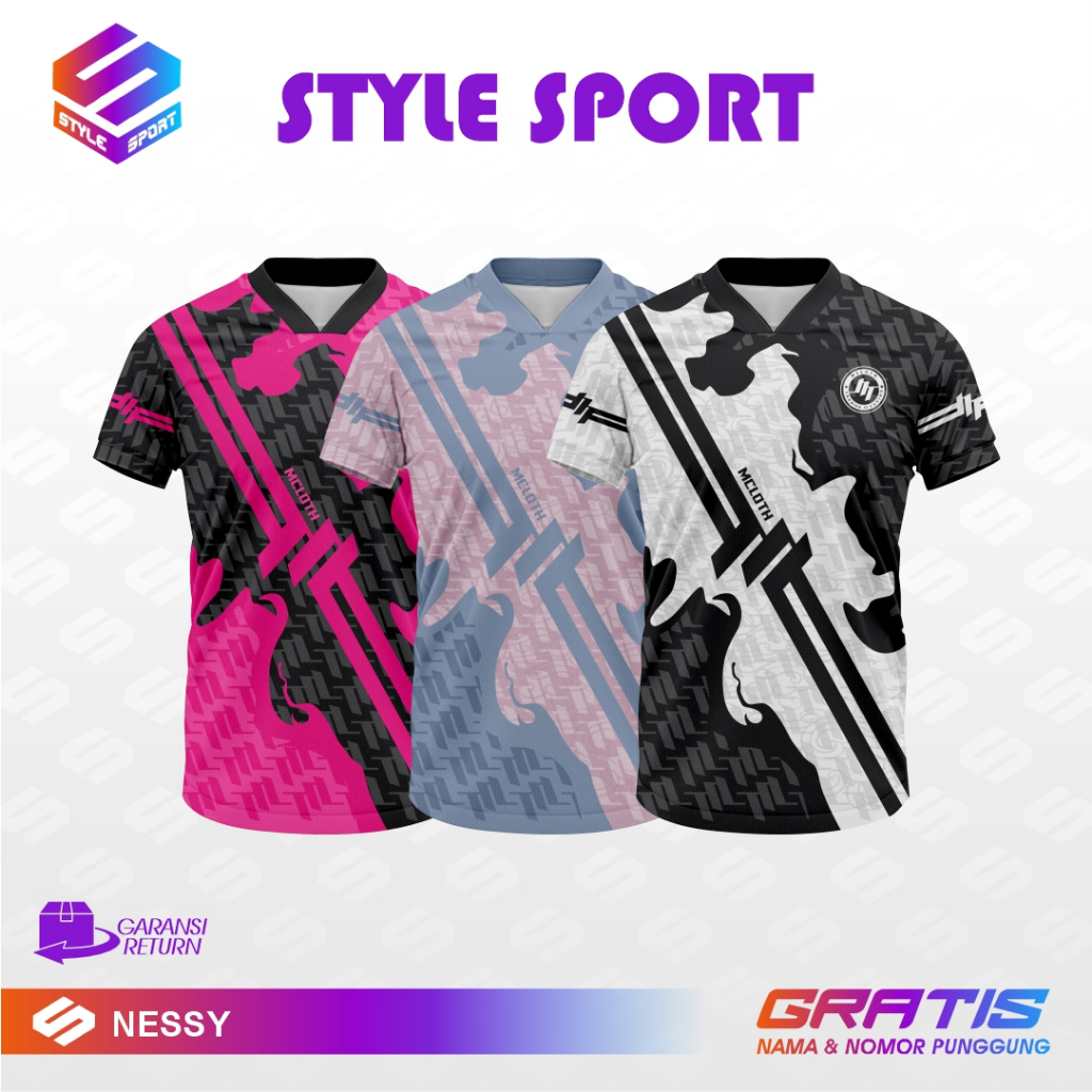 STYLE_BAJU JERSEY OLAHRAGA ANAK DEWASA SEPAKBOLA/FUTSAL/VOLI/MINI SOCCER/LARI/GYM