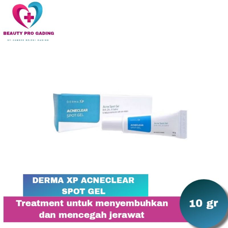 Derma XP Acne Clear Spot Gel 10 gr - Obat totol jerawat - Gel khusus mengatasi jerawat