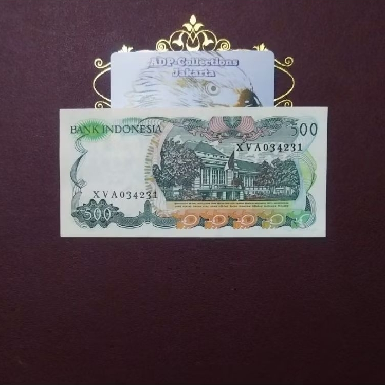 Uang kuno 500 bunga bangkai seri X