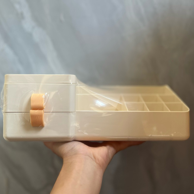 Rak Make Up MINISO Organizer Macaron Cosmetic Organizer Rak Kosmetik Rak Lipstick Laci Makeup