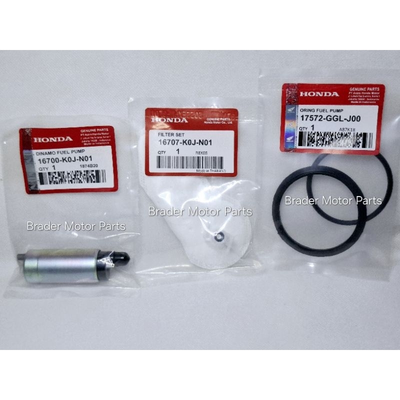 Rotak KOJ + Filter Fuel KOJ + Oring fuel Genio Beat New LED Beat Deluxe Beat street New LED Scoopy N