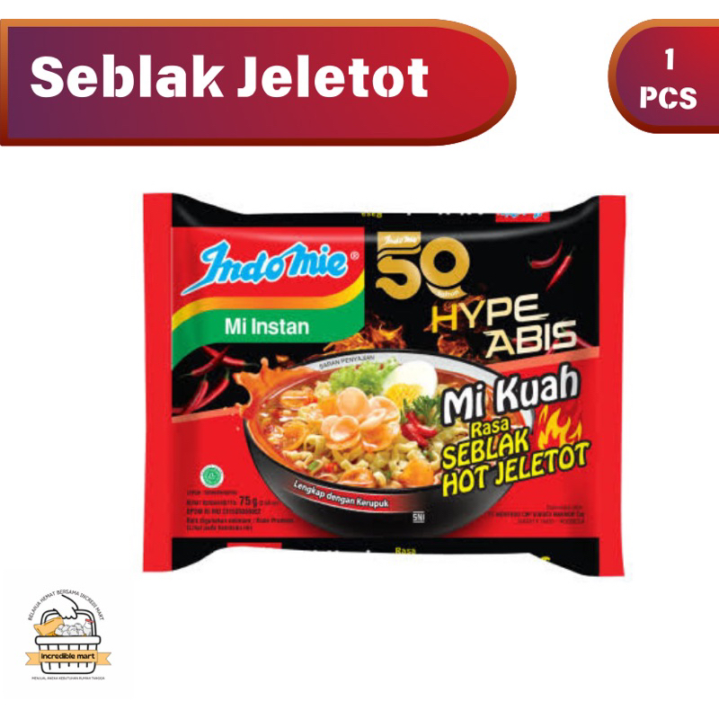 

1 PCS - Indomie Hype Abis Seblak Hot Jeletot