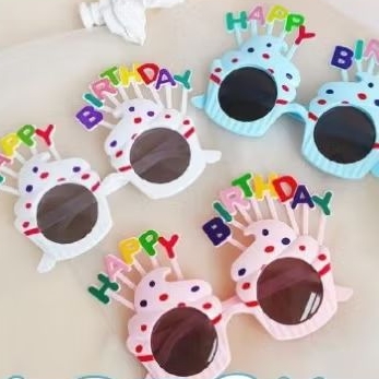 KACA MATA ANAK MOTIF HAPPY BIRTHDAY | KACA MATA ANAK VIRAL LUCU | KACA MATA MURAH IMPORT