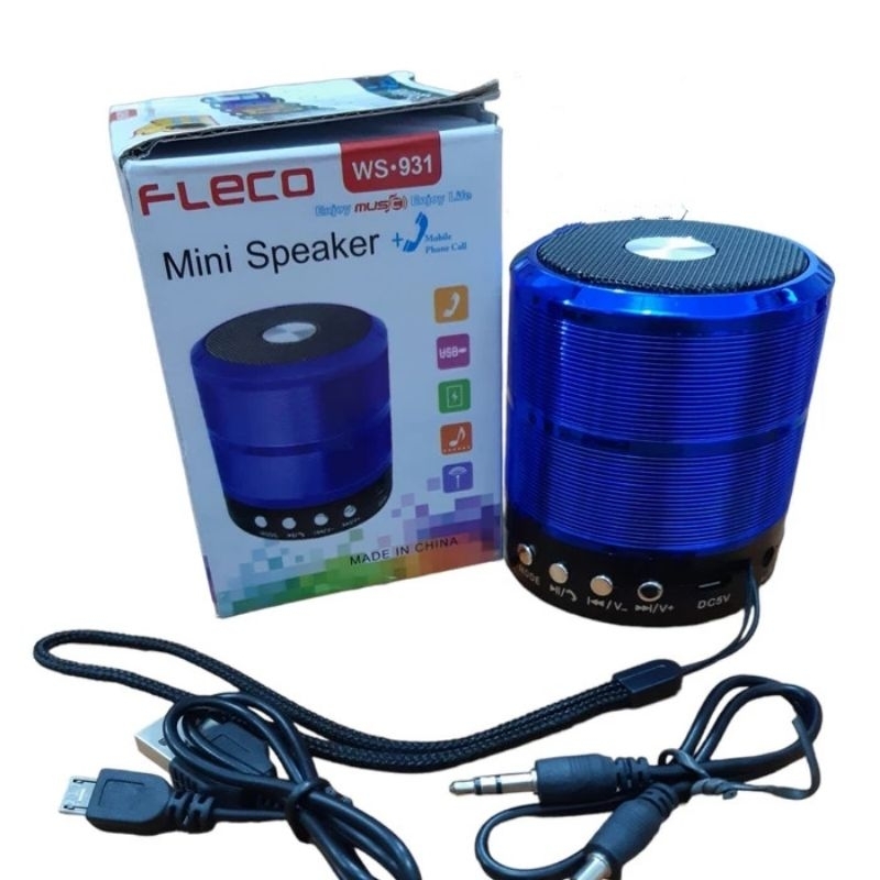 Speaker Portable Bluetooth Wireless Fleco-931 Mini speaker MP3 Mini