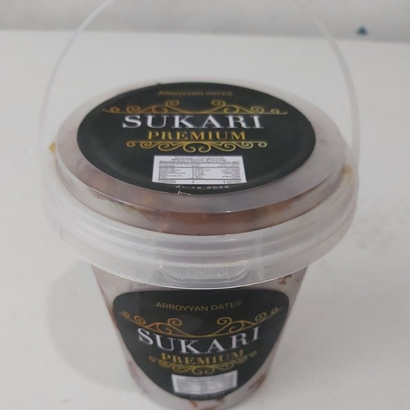 

kurma sukari Arroyan 850g kemasan transparan