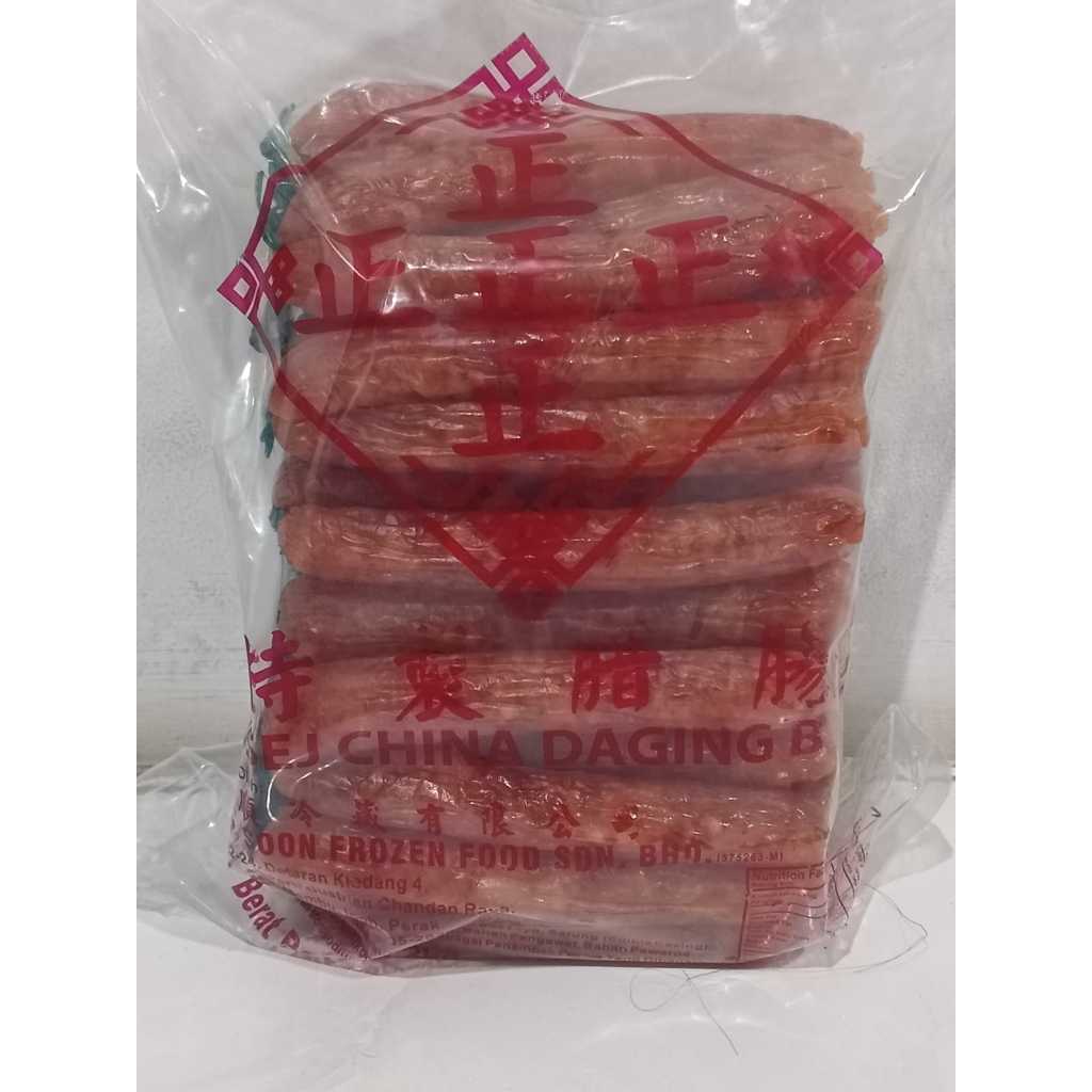 

Sosis Babi Lapciong Chen tali Malaysia /Lap Ciong/lap chiong/lapchiong 3KG / Kemasan Repack 20 Batang