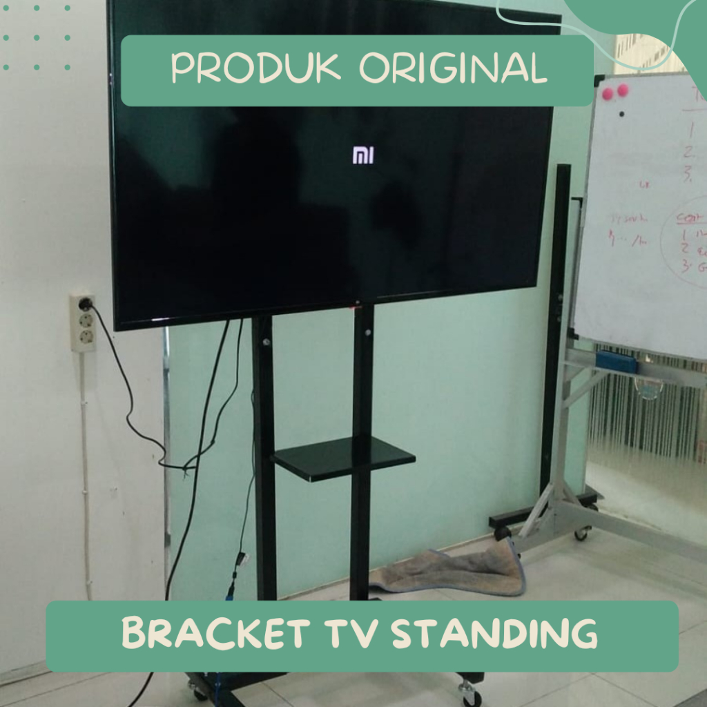 Bracket TV Standing - 55 Inch - 24 - 75 Inch - Bracket TV Berdiri – Fleksibel, Tahan Lama, & Bisa Di