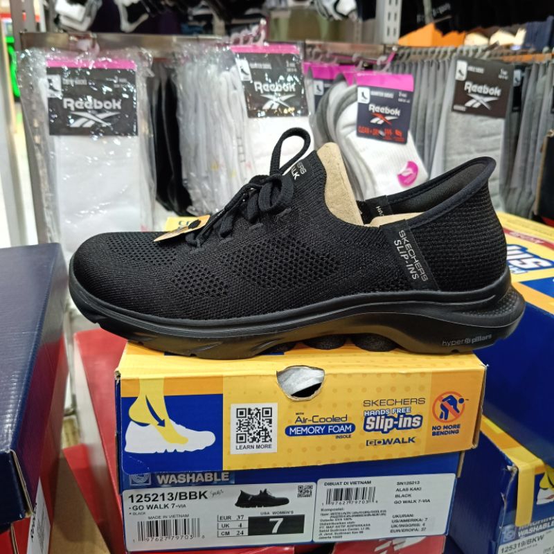 SALEE SKECHERS GO WALK 7 - VIA ( 125213/BBK )
