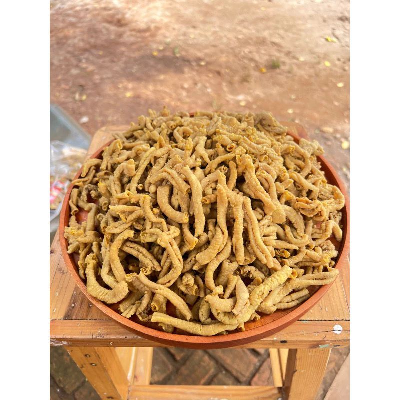 

Forcysn Keripik Usus Ayam 500Gram Crispy Gurih Renya Orignal Dan Pedas Daun Jeruk