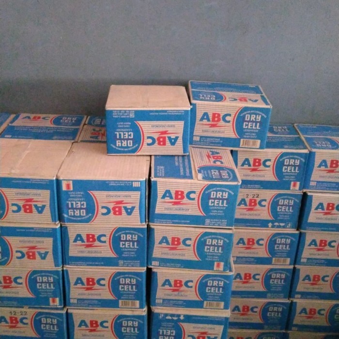 [PER KARTON 288PCS] ABC Battery AA BIRU Baterai Jam Dinding AA ABC DRY CELL
