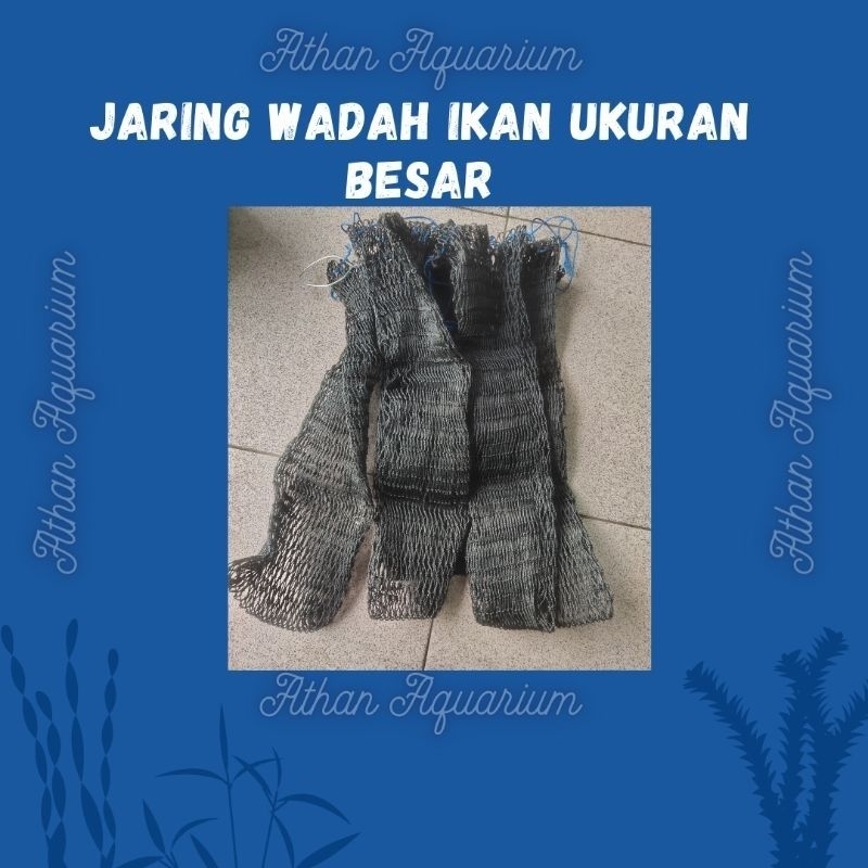 Jaring Tempat utk ikan hasil mancing Uk besar&kecil