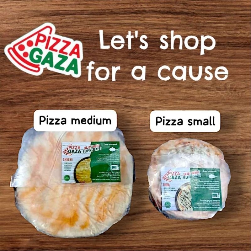

Pizza Gaza Small dan Medium Frozen Food