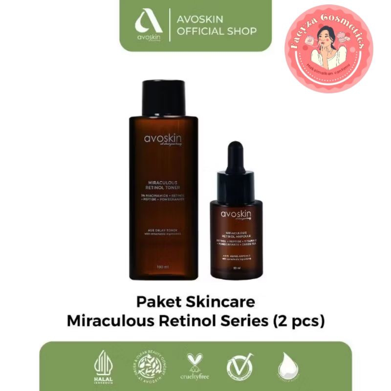 Paket Skincare - Avoskin Miraculous Retinol Series