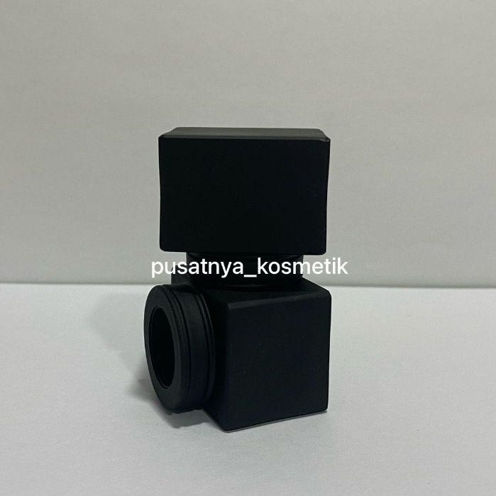 Tutup Botol Parfum Platinum Crytal Hitam Doff Matte Press