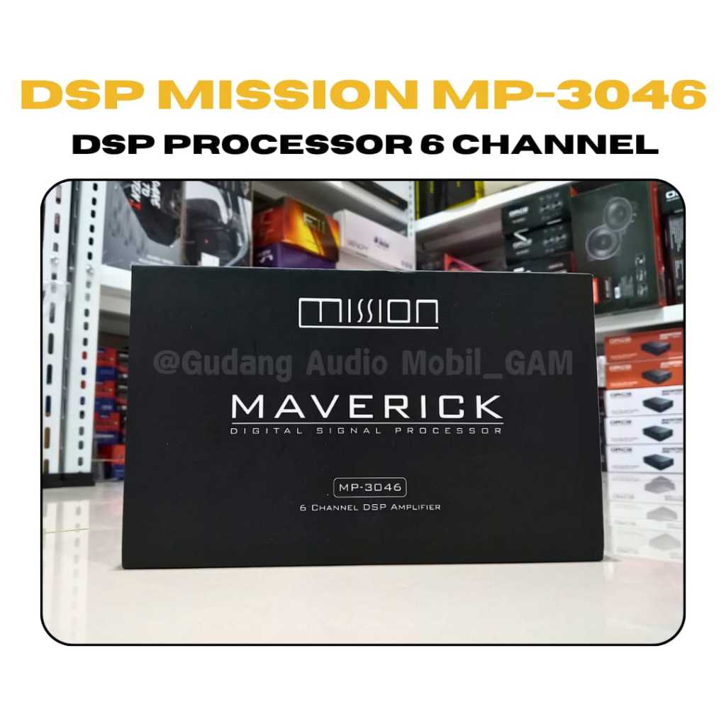 DSP MISSION MAVERICK MP-3046 - Digital Signal Processor 6 Channel