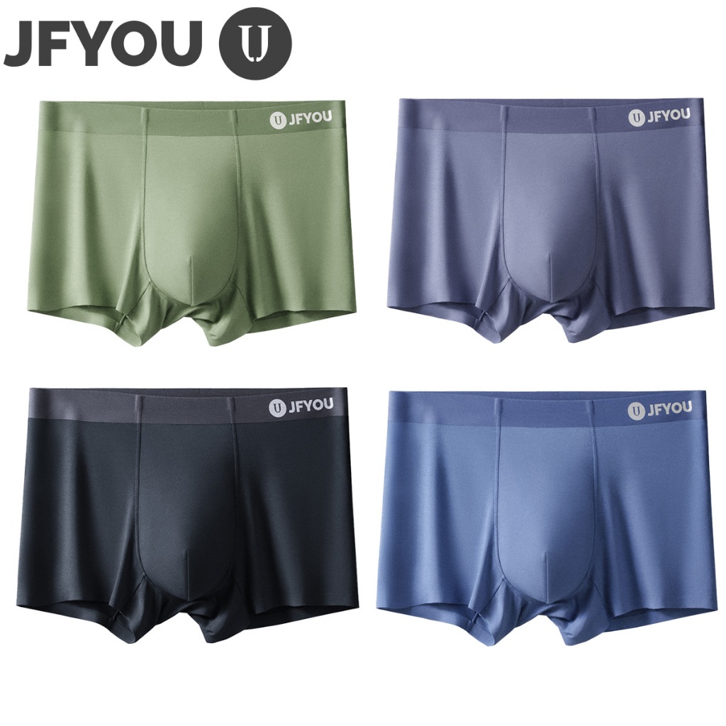 JFYOU Celana Dalam Pria Katun Super Adem Antibakteri - Bahan Bernapas, Ukuran L- 3XL